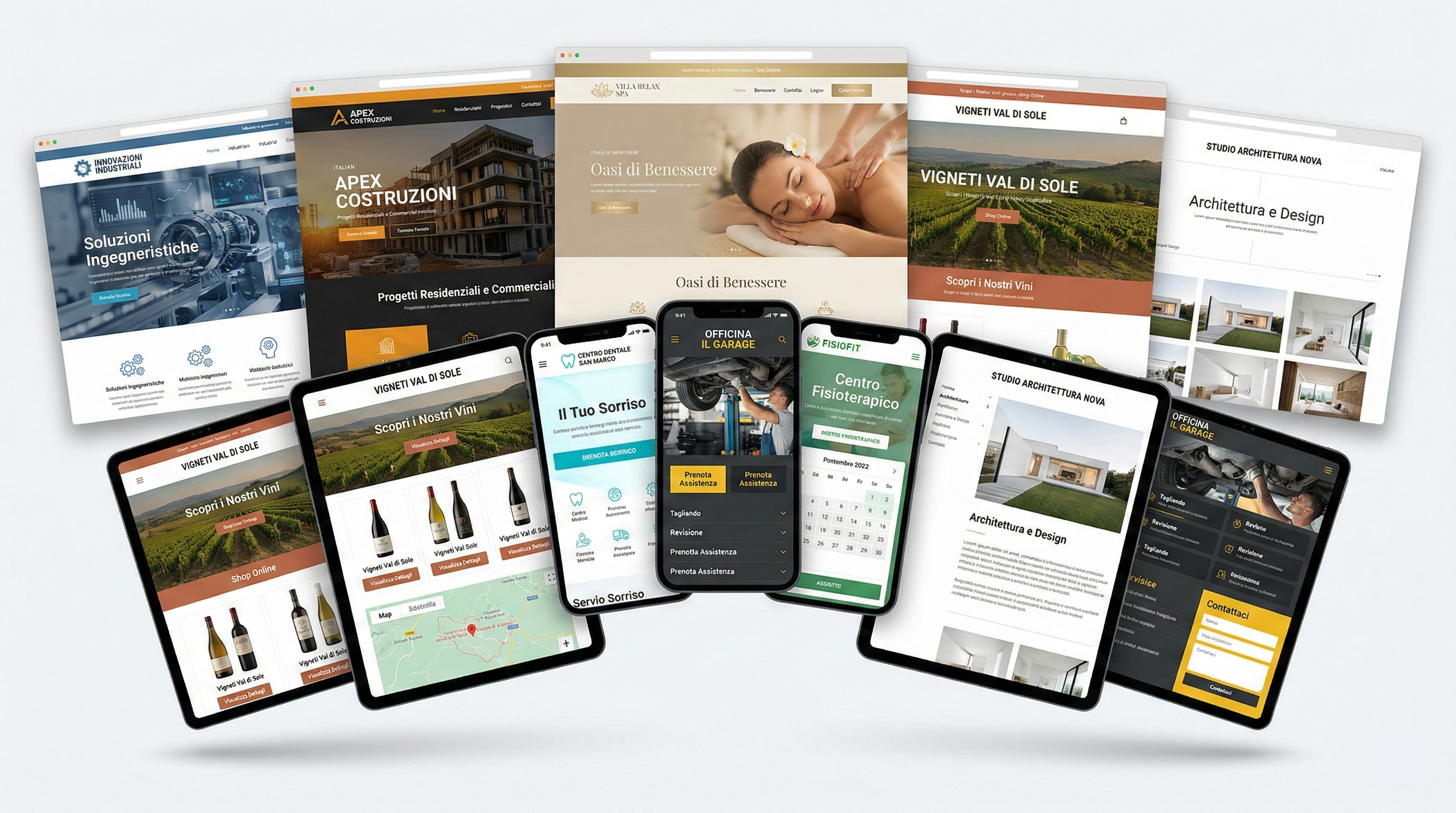 Esempi di siti web professionali realizzati da Online48