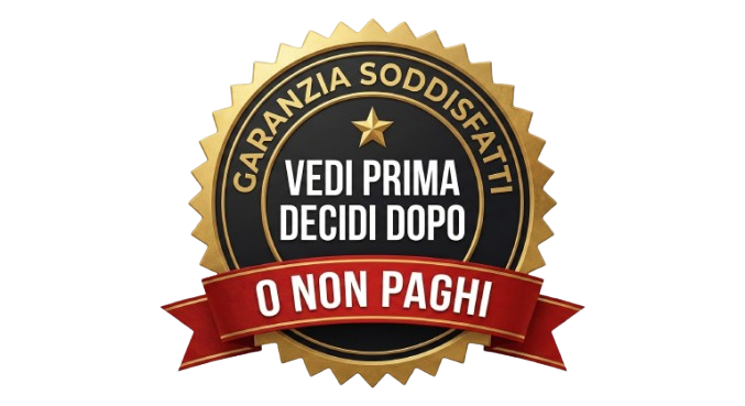 Garanzia soddisfatti — vedi prima, decidi dopo